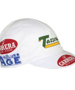 Casquette Velo Equipe Vintage Carrera Blanc