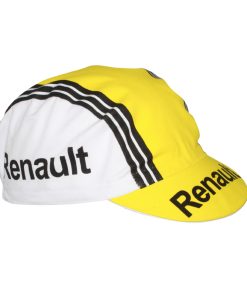 Casquette Velo Equipe Vintage Renault Blanc-Jaune