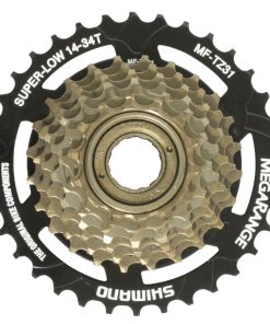 Roue Libre 7V. Shimano Tz-500 14-34 Megarange Bronze-Noir