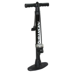 Pompe A Pied Newton Fpr3 Acier Colori Noir Base Resine Raccord Double Style Switch Avec Manometre 11Bars Vp-vs