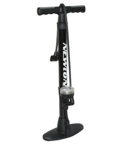 Pompe A Pied Newton Fpr3 Acier Colori Noir Base Resine Raccord Double Style Switch Avec Manometre 11Bars Vp-vs