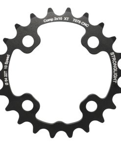 Plateau VTT 4 Branches D.64 Pour Shimano Xt M785 Stronglight Double 22 Dents Interieur Noir (Pour Exterieur 36 Dents) Non Filete - Epaisseur 3.5mm 10V.