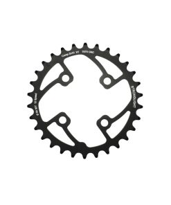 Plateau VTT 4 Branches D.64 Pour Shimano Xt M785 Stronglight Double 30 Dents Interieur Noir (Pour Exterieur 44 Dents) Non Filete - Epaisseur 3.5mm 10V.