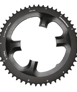 Plateau Route 4 Branches D.110 Pour Shimano 105 5800 Stronglight 53 Dents Exterieur Noir 11V.