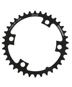 Plateau Route 4 Branches D.110 Pour Shimano 105 5800 Stronglight 36 Dents Interieur Noir Compatible Ultegra 6800 - Dura-Ace 9000 11V.