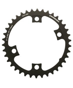 Plateau Route 4 Branches D.110 Pour Shimano 105 5800 Stronglight 38 Dents Interieur Noir Compatible Ultegra 6800 - Dura-Ace 9000 11V.