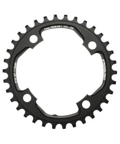 Plateau VTT 4 Branches D.104 Pour SRAM Xo1 Stronglight 34 Dents Mono Noir Alu 7075 11V. Narrow Wide - Epaisseur 5mm