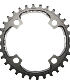 Plateau VTT 4 Branches D.94 Pour SRAM X01 Stronglight 32 Dents Mono Noir Alu 7075 11V. Narrow Wide - Epaisseur 5mm
