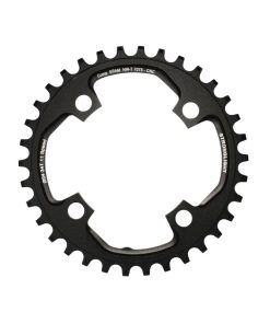 Plateau VTT 4 Branches D.94 Pour SRAM X01 Stronglight 34 Dents Mono Noir Alu 7075 11V. Narrow Wide - Epaisseur 5mm