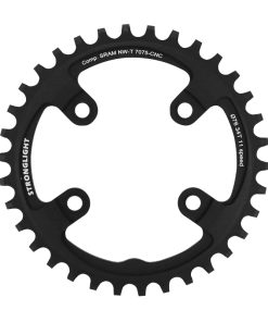 Plateau VTT 4 Branches D.76 Pour SRAM Xx1 Stronglight 34 Dents Mono Noir Alu 7075 11V. Narrow Wide