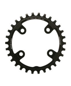Plateau VTT 4 Branches D.76 Pour SRAM Xx1 Stronglight 30 Dents Mono Noir Alu 7075 11V. Narrow Wide