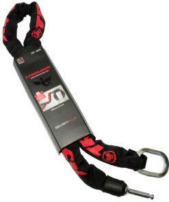 Antivol Velo Chaine A Boucle Pour Fer A Cheval Plug Trelock Zr455 Noir Cable 1M Diam 8 mm (Profondeur Plug Fixation 50 mm et Diam 9.6 mm)