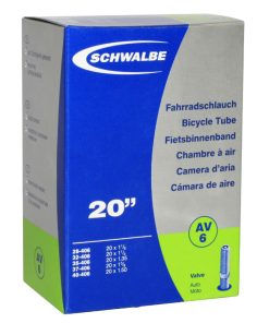 Chambre a Air Velo 20 X 1 1-8 Schwalbe Valve Standard (28-406 À 40-406) (Av6)