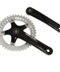 Pedalier Route Miche 9-10V. Alu 155mm 42-36 (Axe Carre 107mm)