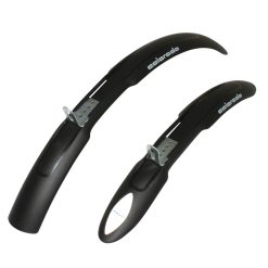 Garde Boue VTT Av+Ar 20-24" Polisport Colorado Noir Pour V-Brake Largeur 54mm (Paire)