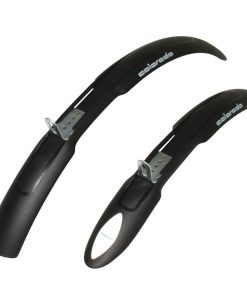 Garde Boue VTT Av+Ar 20-24" Polisport Colorado Noir Pour V-Brake Largeur 54mm (Paire)
