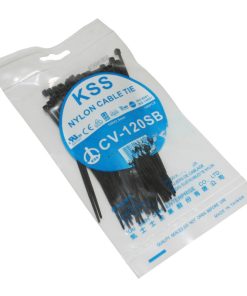 Collier de Serrage Nylon Type Rilsan 2,5X120mm Noir (Vendu Par 100) -Gravity-