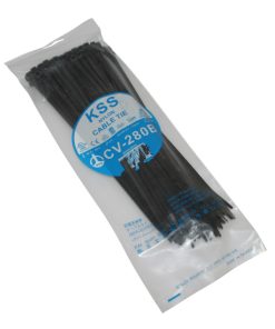 Collier de Serrage Nylon Type Rilsan 4,8X280mm Noir (Vendu Par 100) -Gravity-