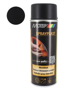 Bombe de Peinture Motip Sprayplast Noir Mat Aerosol 400 ml (396519)