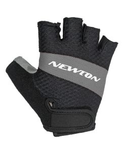 Gants Velo Court Newton Tech Gris-Noir S (Paire Sur Carte)