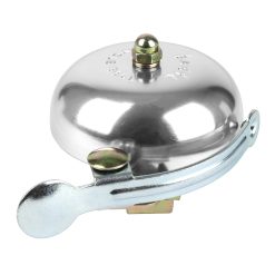 Sonnette Timbre Basil Velo - Trottinette Portland Colori Argent Diam 55mm Fixation 22,2-25,4mm (Vendu A L'Unite)