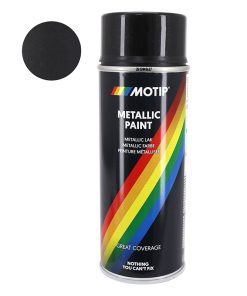 Bombe de Peinture Motip Pro Metal Noir Aerosol 400 ml (04049)