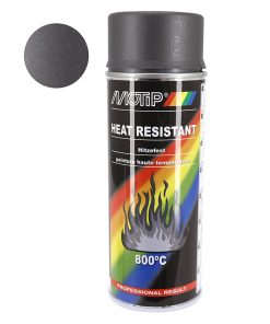 Bombe de Peinture Motip Pro Haute Temperature 800 Anthracite Aerosol 400 ml (04037)