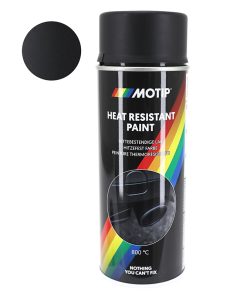 Bombe de Peinture Motip Pro Haute Temperature 800 Noir Aerosol 400 ml (04031)