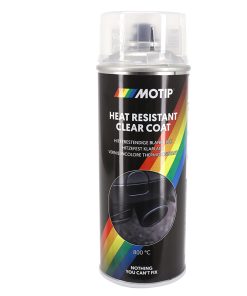 Bombe de Peinture Motip Pro Haute Temperature 800 Vernis Transparent Aerosol 400 ml (04033)