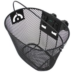 Panier Avant Enfant Newton Small Noir Fixation Rapide 6L (Lg27Xl22Xh22)