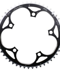 Plateau Route 5 Branches D.130 Miche 50 Dents Exterieur Type Shimano Noir 9-10V.