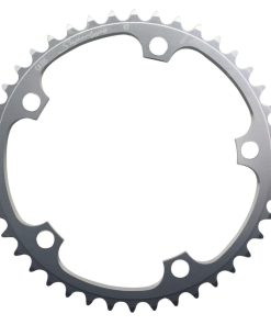 Plateau Route 5 Branches D.135 Miche 42 Dents Interieur Pour Campagnolo Argent (Axe Carre) 9-10V.
