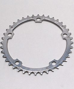 Plateau Route 5 Branches D.135 Miche 42 Dents Milieu Triple Pour Campagnolo Alu Argent (Axe Carre) 9-10V.