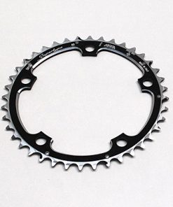 Plateau Route 5 Branches D.130 Miche 42 Dents Milieu Triple Type Shimano Alu Argent 9-10V.