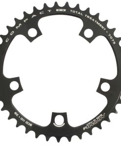 Plateau Route 5 Branches D.110 Miche 39 Dents Interieur Type Shimano et Campagnolo Alu Noir 9-10V.