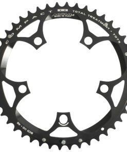 Plateau Route 5 Branches D.110 Miche 46 Dents Exterieur Type Shimano et Campagnolo Record Carbon - Chorus Carbon - Centaur Alu 9-10V. Noir