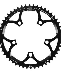 Plateau Route 5 Branches D.110 Miche 50 Dents Exterieur Type Shimano et Campagnolo Record Carbon - Chorus Carbon - Centaur Alu 9-10V. Noir