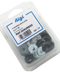 Rondelle Plate Acier Diam 6X24 (Blister de 30) (00829601) -Algi-