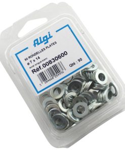 Rondelle Plate Acier Diam 7X14 (Blister de 90) (00830600) -Algi-