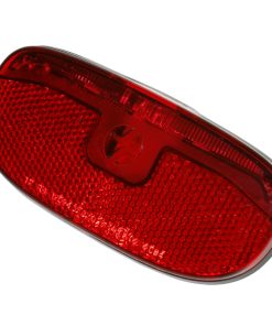 Eclairage Velo A Dynamo Arriere Sur Porte-Bagage Spanninga Duxo Entraxe 80mm (Vendu A L'Unite En Vrac Pour Offre Speciale) Noir