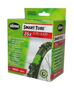 Chambre a Air Velo 26 X 1.75-2.10 Slime Valve Presta Obus Demontable Avec Liquide Anti-Crevaison