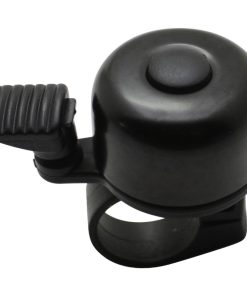 Sonnette Ping Gravity Essential Acier Noir 34mm Pour Cintre Guidon 22,2mm (Vendu A L'Unite)