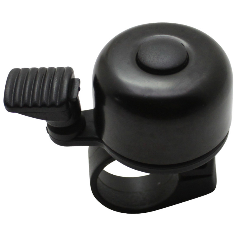 Sonnette Ping Gravity Essential Acier Noir 34mm Pour Cintre Guidon 22,2mm (Vendu A L'Unite)