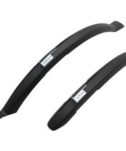Garde Boue VTT Av+Ar 26"-27.5"-28" Nevada Noir Pour V-Brake (Paire)