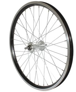 Roue Remorque Velo 20 X 1.75 Alu Mx Alu Axe Plein 9X100 Noir