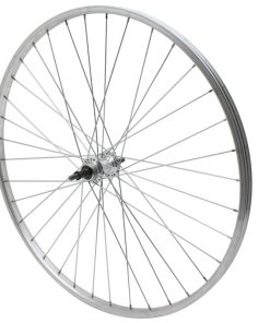 Roue VTC - City Patin 700 X 28 - 35 Arriere Jante et Moyeu Alu Axe Plein Roue Libre 7-6V (Vendu Avec Ecrou 10X100) Jante 19C
