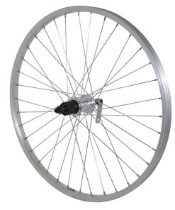 Roue VTT Patin Blocage 24" Alu Arriere Moyeu Shimano Shimano Qc300 10-9-8V Compatible 8-7V 36 Rayons Jante 21C