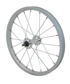 Roue VTT Patin 16" Avant 16X1,75 Alu Moyeu Acier Axe Plein (Vendu Sans Ecrou 9X100)