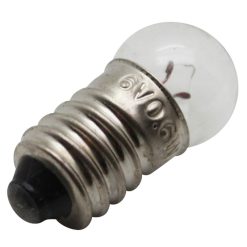 Ampoule-Lampe Velo 6V 0,6W Standard E10 G14 Gravity Blanc A Visser (Lampe Velo Feu Arriere) (Boite de 10)