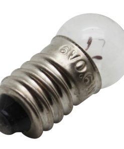 Ampoule-Lampe Velo 6V 0,6W Standard E10 G14 Gravity Blanc A Visser (Lampe Velo Feu Arriere) (Boite de 10)